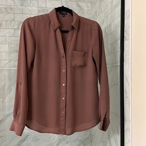 The Limited blouse in mauve